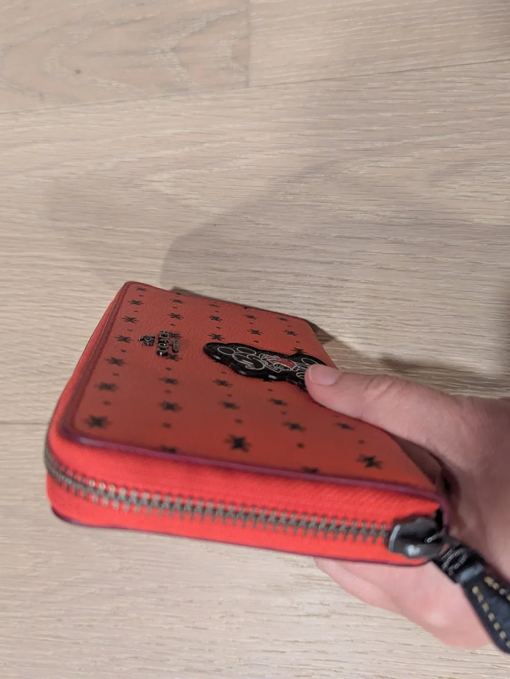 COACH Disney x Coach Red Mickey Wallet
